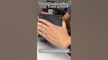 Troubleshoot your Toast Printer