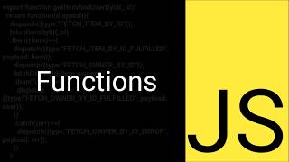 JavaScript tutorial part 6: Functions