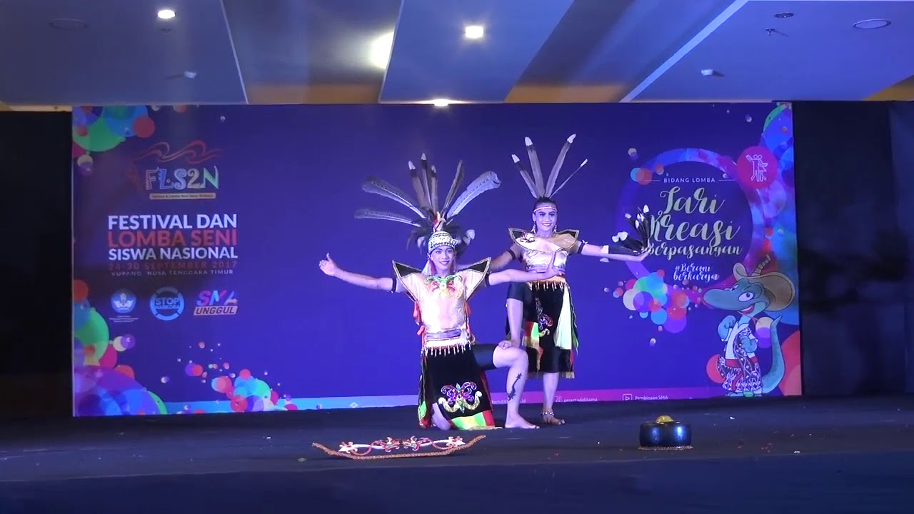 FLS2N SMA Tk. Nasional 2017 - Tari Kreasi Berpasangan (No. urut 07 Prov. Kalimatan Timur)