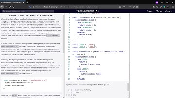 Learn Redux  Combine Multiple Reducers-freeCodeCamp org(Day-17)