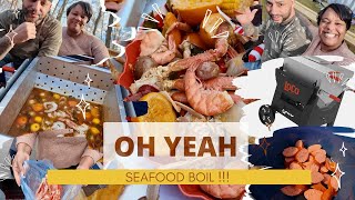 A MUST TRY!! Shrimp & Crab Seafood Boil| Using the LOCO 90Qt Boiler