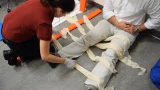 How to Immobilize the Lower Leg – Tibia/Fibula Splint | EMT Training