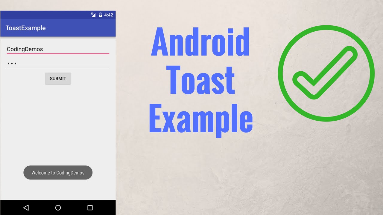 Android Toast Example