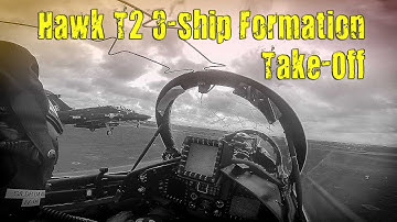 Hawk T2 - Formation Take-Off
