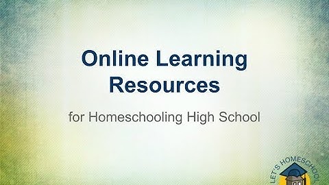 Online Learning Resources