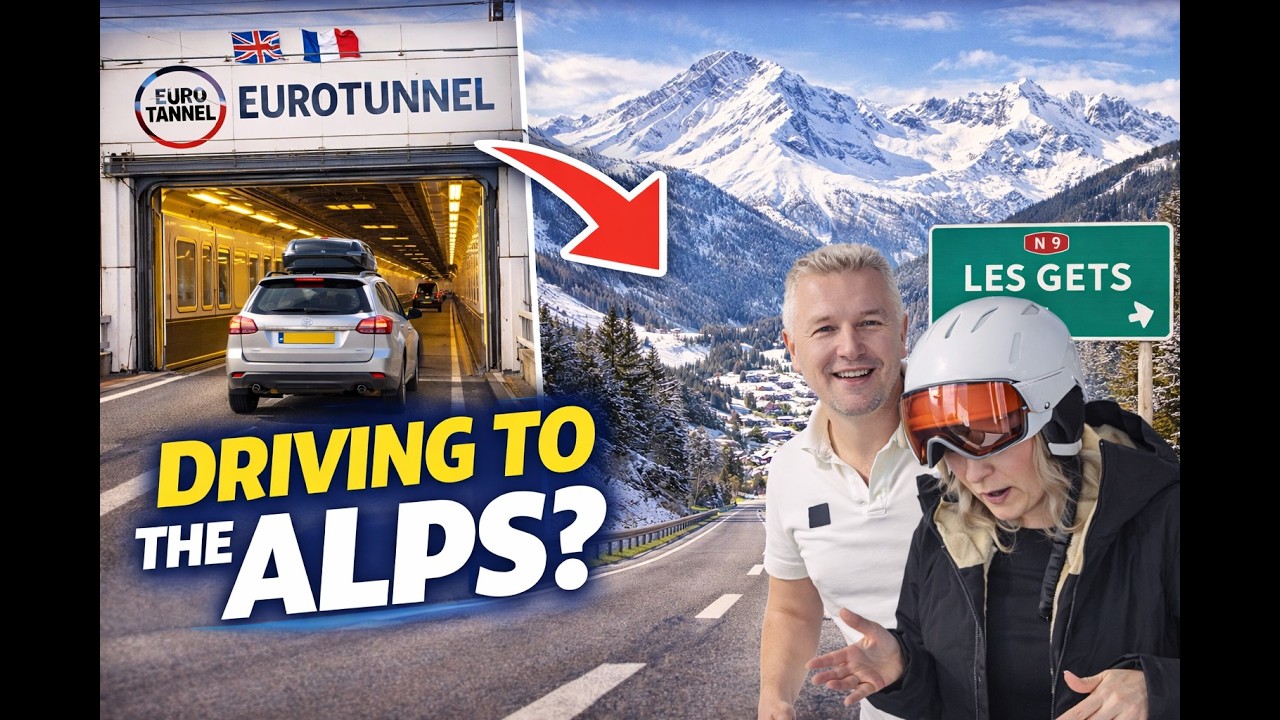 We drove from the north of England to the Alps! Packing chaos and tips for driving in the Alps.
