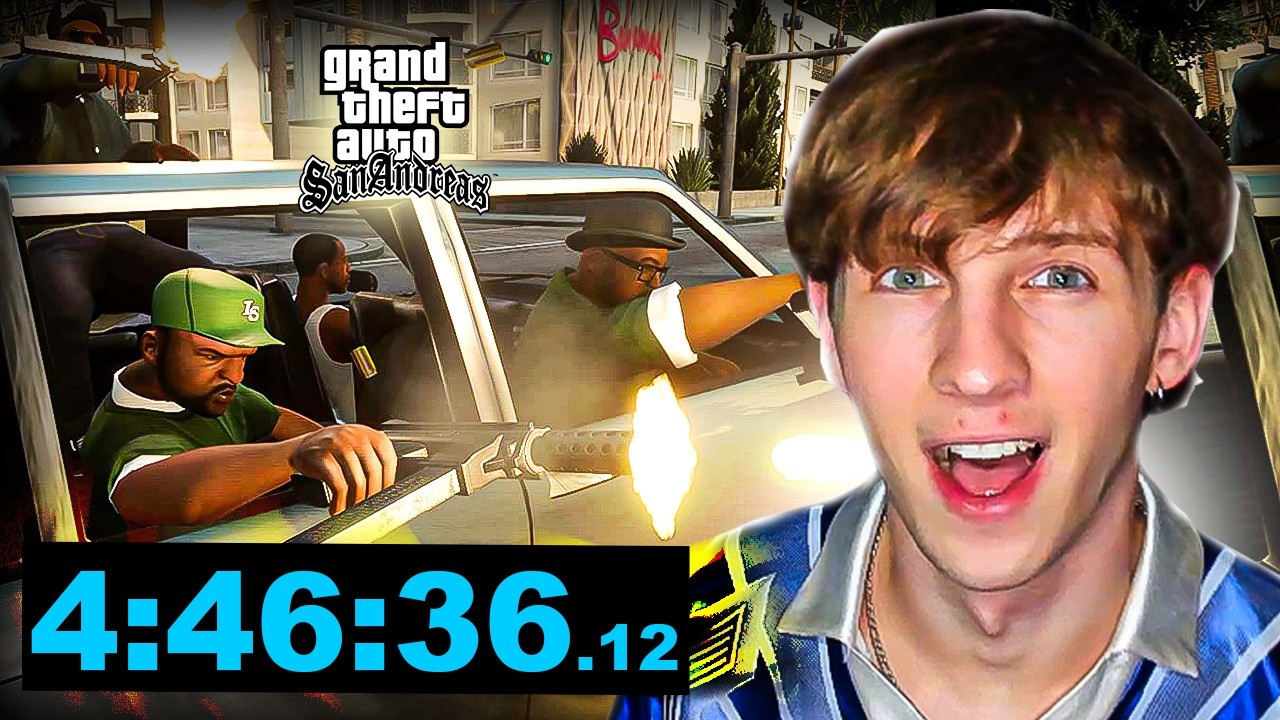 HICE RECORD EN GTA SA DESPUES DE 4 MESES [SPEEDRUN NMG%]