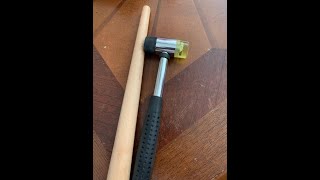 NIUPIKA Jewelers Rubber Hammer Mallet with Wood Ring Mandrel Sizer Sizing Adjuster Ring Shape Review