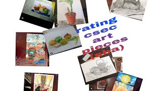 Rating my cxc csec visual art sba pieces ( drawing and painting and mixed media) screenshot 4