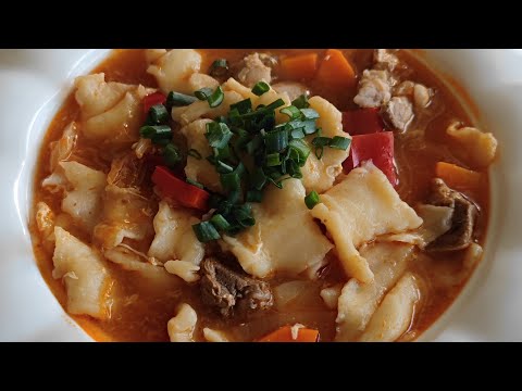 БЕСПОДОБНЫЙ СУП ИЗ РВАНОГО ТЕСТА 'СУДЖЕБИ' БЫСТРО И НЕВЕРОЯТНО ВКУСНО #корейскаякухня