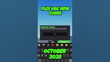 flex ugc codes october 2025#roblox#shorts #flexugccodes2025 #shortvideo #shortfeed