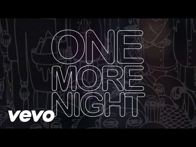 Maroon 5 - One More Night (Lyric Video) class=
