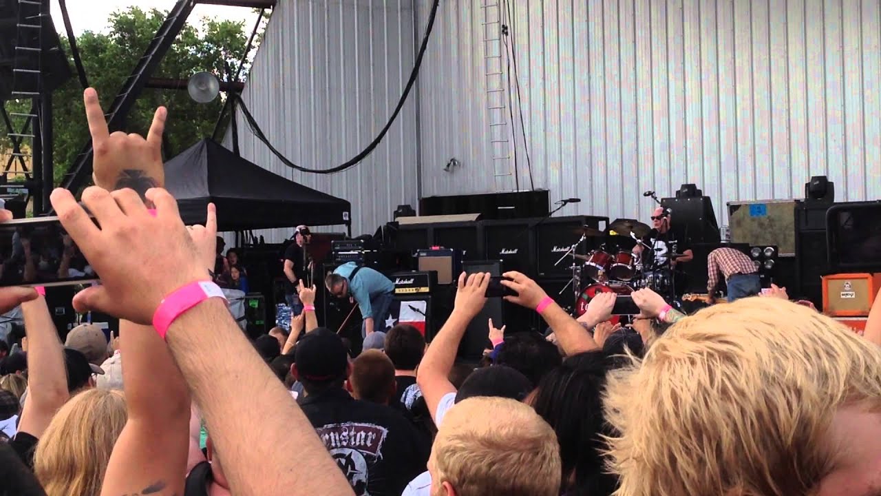 The Toadies live @ 94.5 FMX Big Purple Party - Possum Kingdom - Lubbock, TX 2014