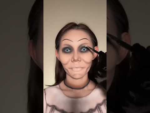 Annabelle Doll Makeup Transformation #shorts #makeup #aiveekate