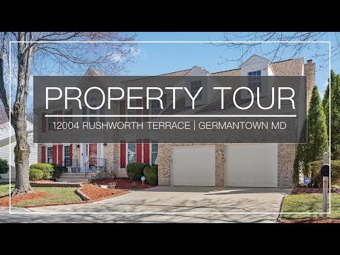 12004 Rushworth Terrace, Germantown, MD home video tour