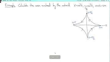 Multivariable calculus 1.1.6: Area enclosed by a parametrized curve