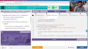 Code.org AP CSA U4L9 Using Logical Operators
