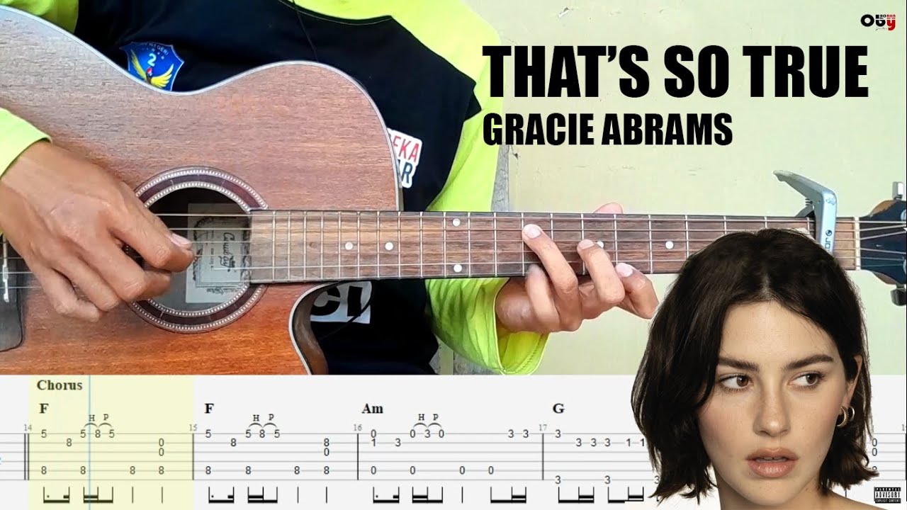 (Gracie Abrams) That’s So True -  Fingerstyle Guitar + TAB