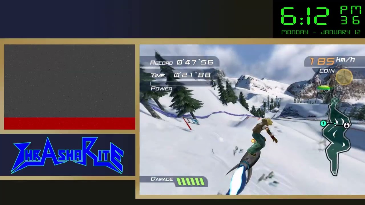[Emu] 1080 Avalanche: Ski School [Rocket Board] - 0'29