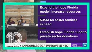 First Lady Casey DeSantis announces the expansion of Hope Florida services