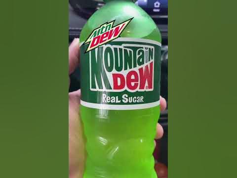 Mountain Dew Real Sugar. Which is better? #shorts #mountaindew #soda # ...