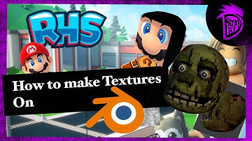 How to make textures in Blender |RHS aka Robloxian HighSchool|