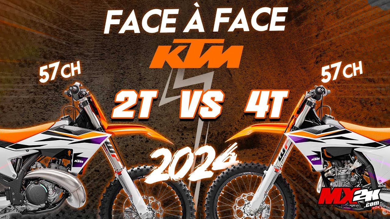 Match 2 temps VS 4 Temps : deux KTM de 57 chevaux, laquelle est pour vous ?