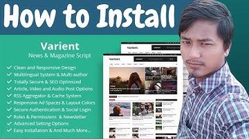 How to Install Varient   News & Magazine Script