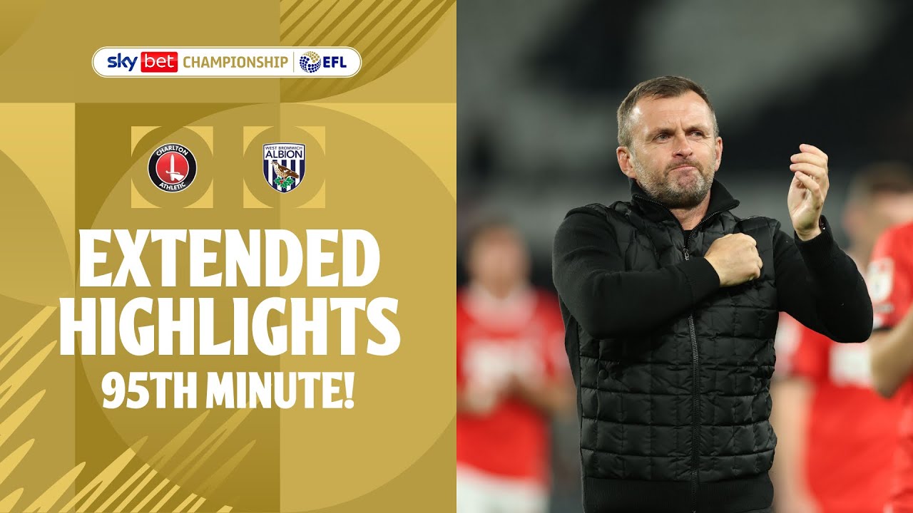 95TH MINUTE WINNER! 🤯 | Charlton Athletic v West Bromwich Albion Extended Highlights