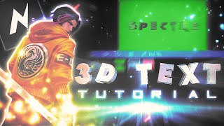 Node Video 3D Text Tutorial