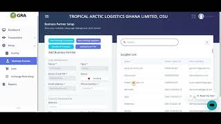Updating Business partner details