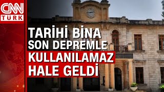 Depremlerden sonra valilik binası kullanılamaz hale geldi