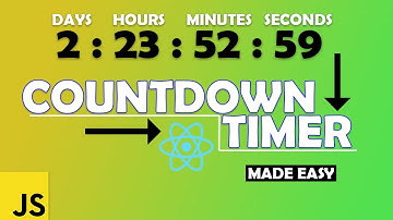 React Js Countdown Timer made easy