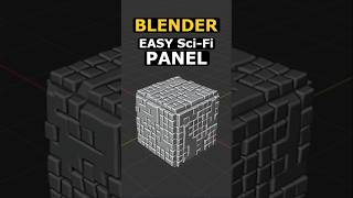 Blender - SciFi pane - Quick Tips #3d #blender #tutorial