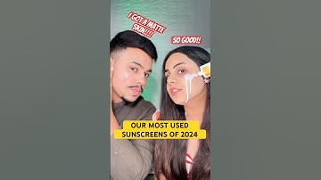 Best Sunscreens for dry and oily skin! #dryskin #oilyskin #sunscreen