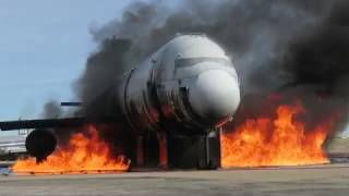 DFW Fire Training Research Center - A380 training fire