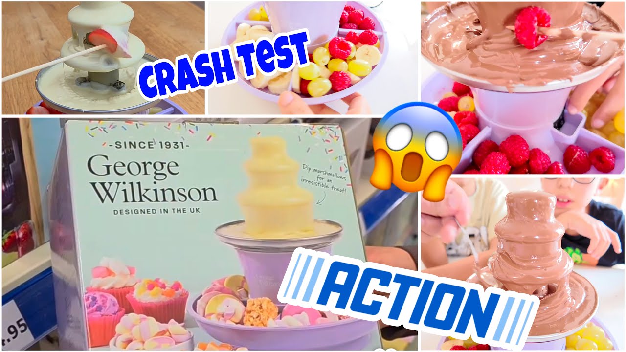 TEST ACTION FONTAINE À CHOCOLAT // CRASH TEST PRODUIT ACTION