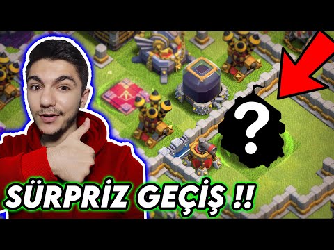 SÜRPRİZ GEÇİŞ !! KÖY BİNASI 11 ANA HESABIMIZI BASTIK !! - Clash Of Clans