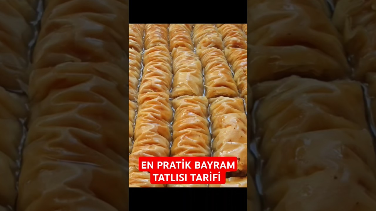 ✅ EN PRATİK BAYRAM TATLISI TARİFİ #keşfet #tatlı