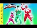 Power Rangers Compilation! Green Ranger Pink Ranger My Kawaii Family
