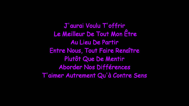 Grégory & Lucie - Même Si Lyrics Video
