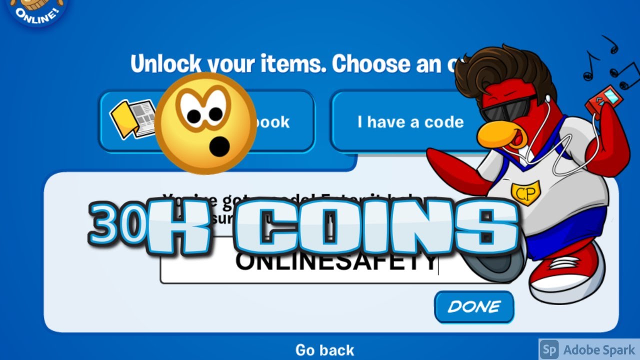 Club Penguin Rewritten: New 30KCOINS Code December 2020