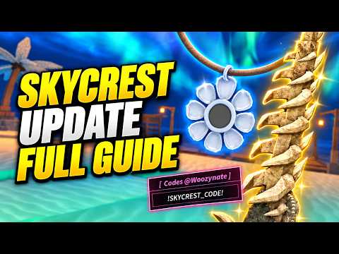 SKYCREST UPDATE FULL GUIDE (CODES, NEW RODS, LOCATIONS, PENGUIN) in FISCH Roblox