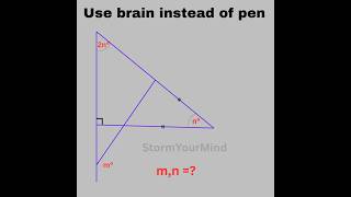 Basic mathematics Triangle problem algebra tricky problem #mathteacher #mathlover #mathfun #algebra