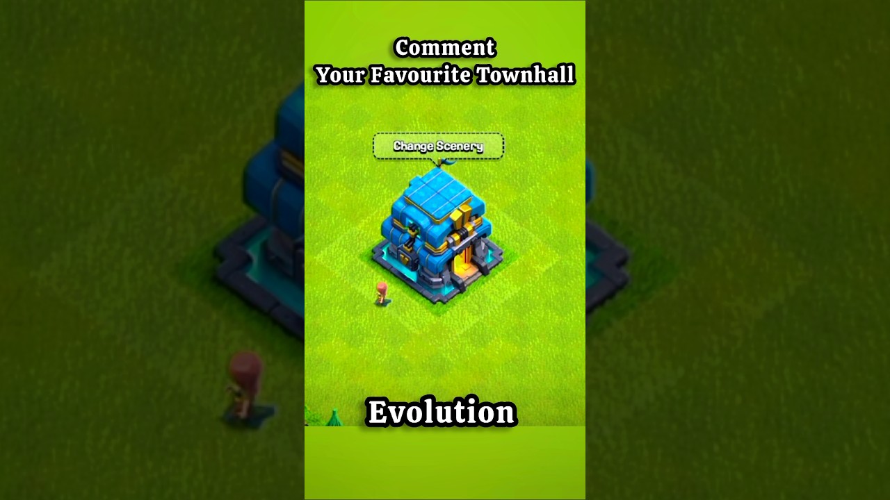 Evolution Of Town Hall ||Clash Of Clans || 