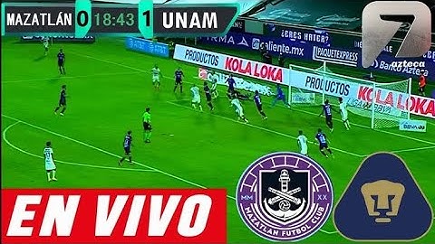 Mazatlan vs Pumas En Vivo, Jornada 9 liga mx, Pumas vs Mazatlan en vivo
