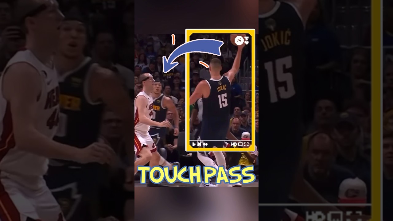 "🏀 Magic in Motion! Witness the mesmerizing touch pass by Jokic'' 