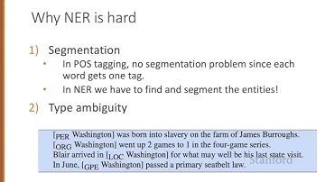 Introduction to Named Entity Tagging