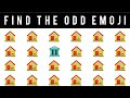 🏠House odd emoji out | Find The Odd Emoji Out | Spot The Difference Emoji | Odd emoji out | Emoji#5