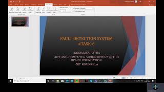 Fault Detection system